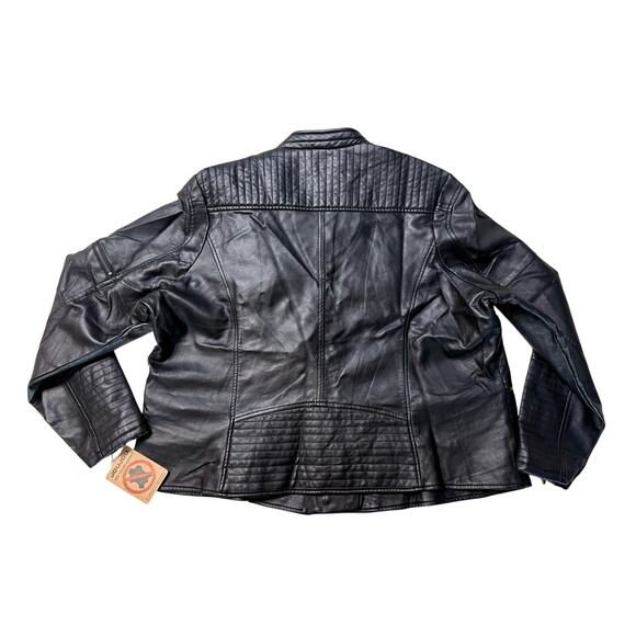 JOUJOU Black Vegan Leather Moto Jacket – Women’s Plus Size 3X – NWT - Picture 2 of 10